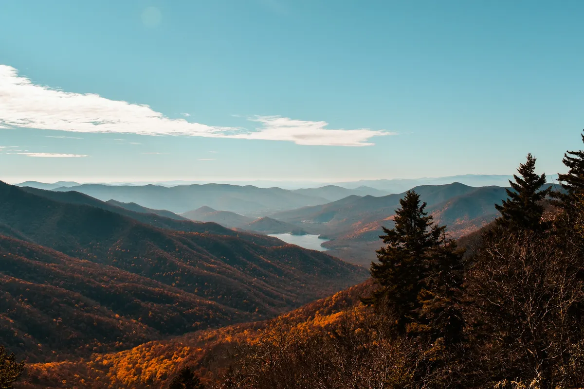 The Blue Ridge Mountains, Western North Carolina